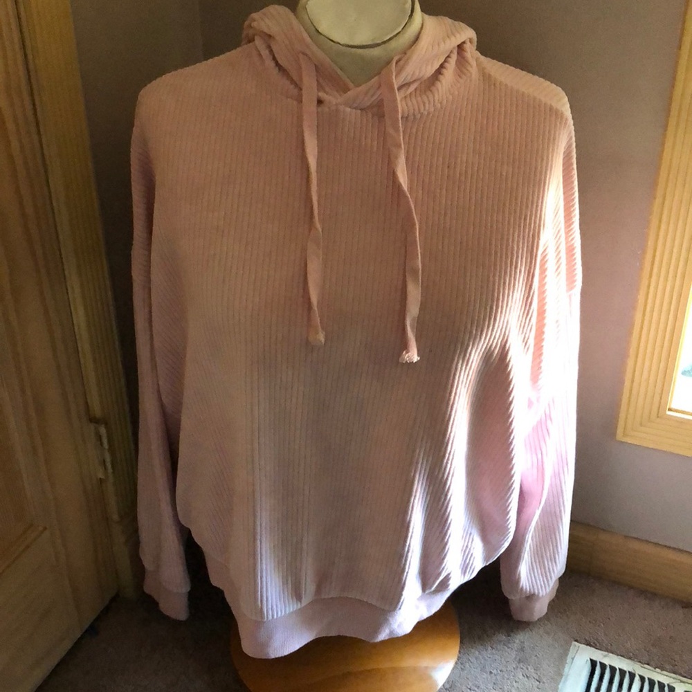Forever 21 plus pink hoodie